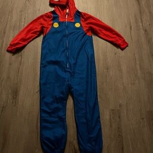 Boys super Mario union suit pajamas fleece